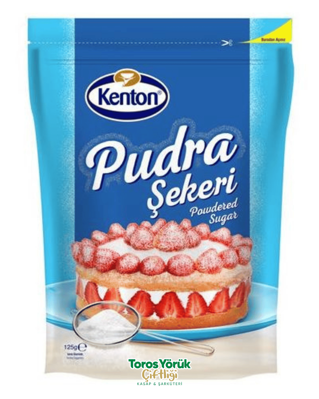 KENTON PUDRA ŞEKERİ 125GR POŞET
