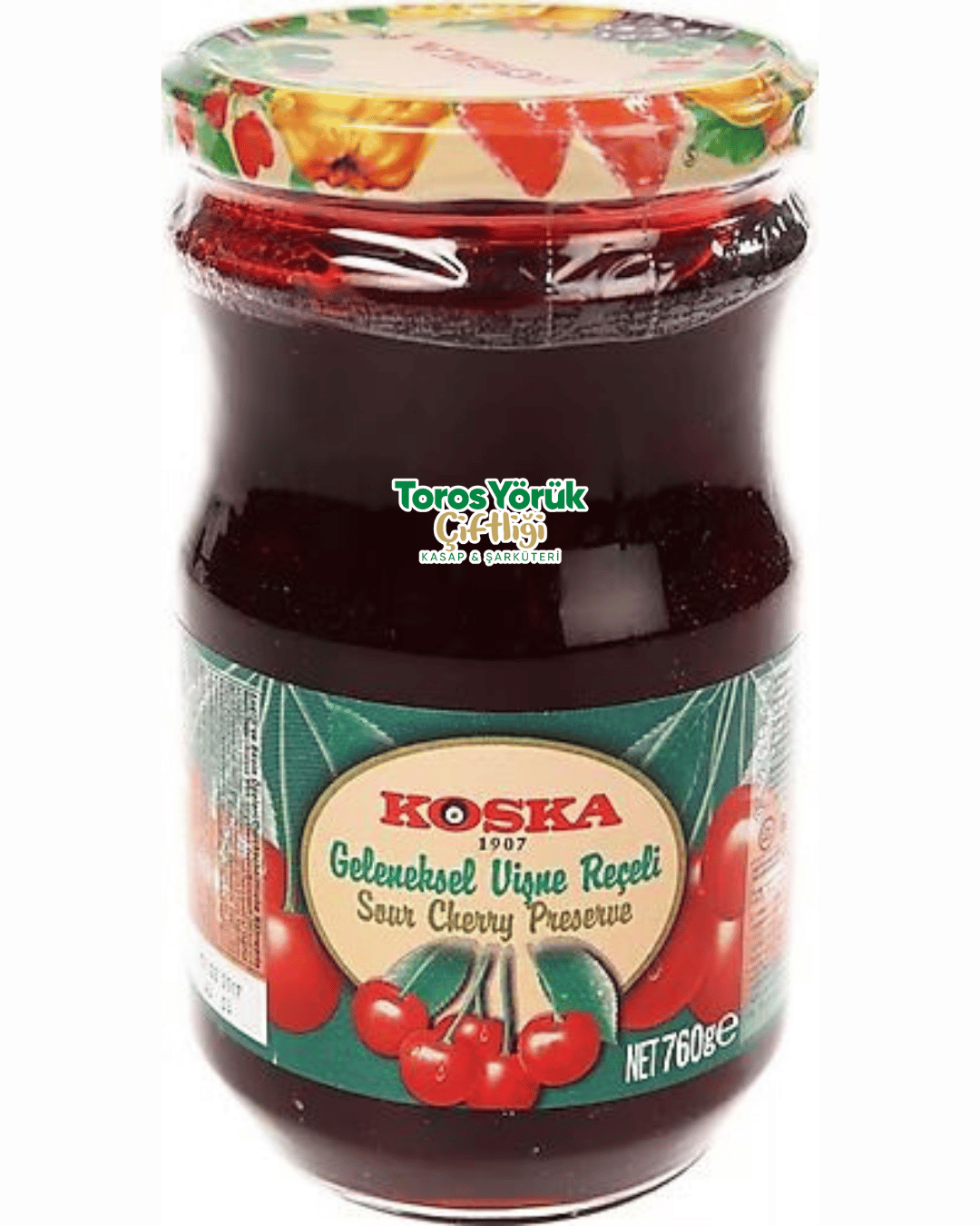 KOSKA GELENEKSEL VİŞNE REÇELİ 760 GR