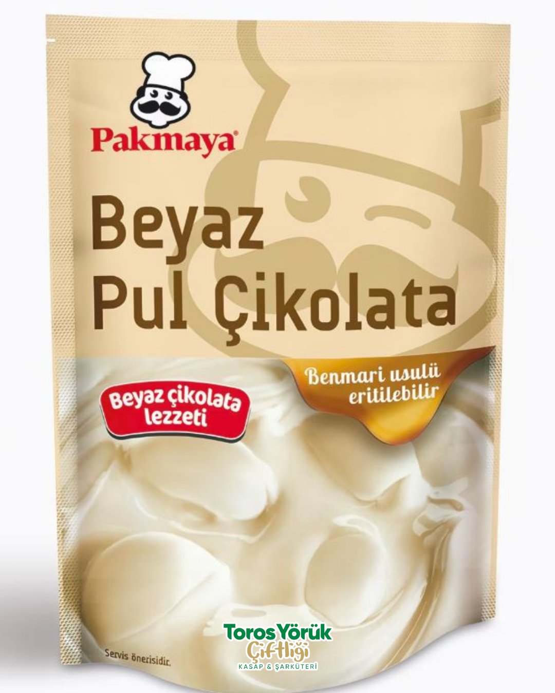 PAKMAYA BEYAZ PUL ÇİKOLATA 100 G