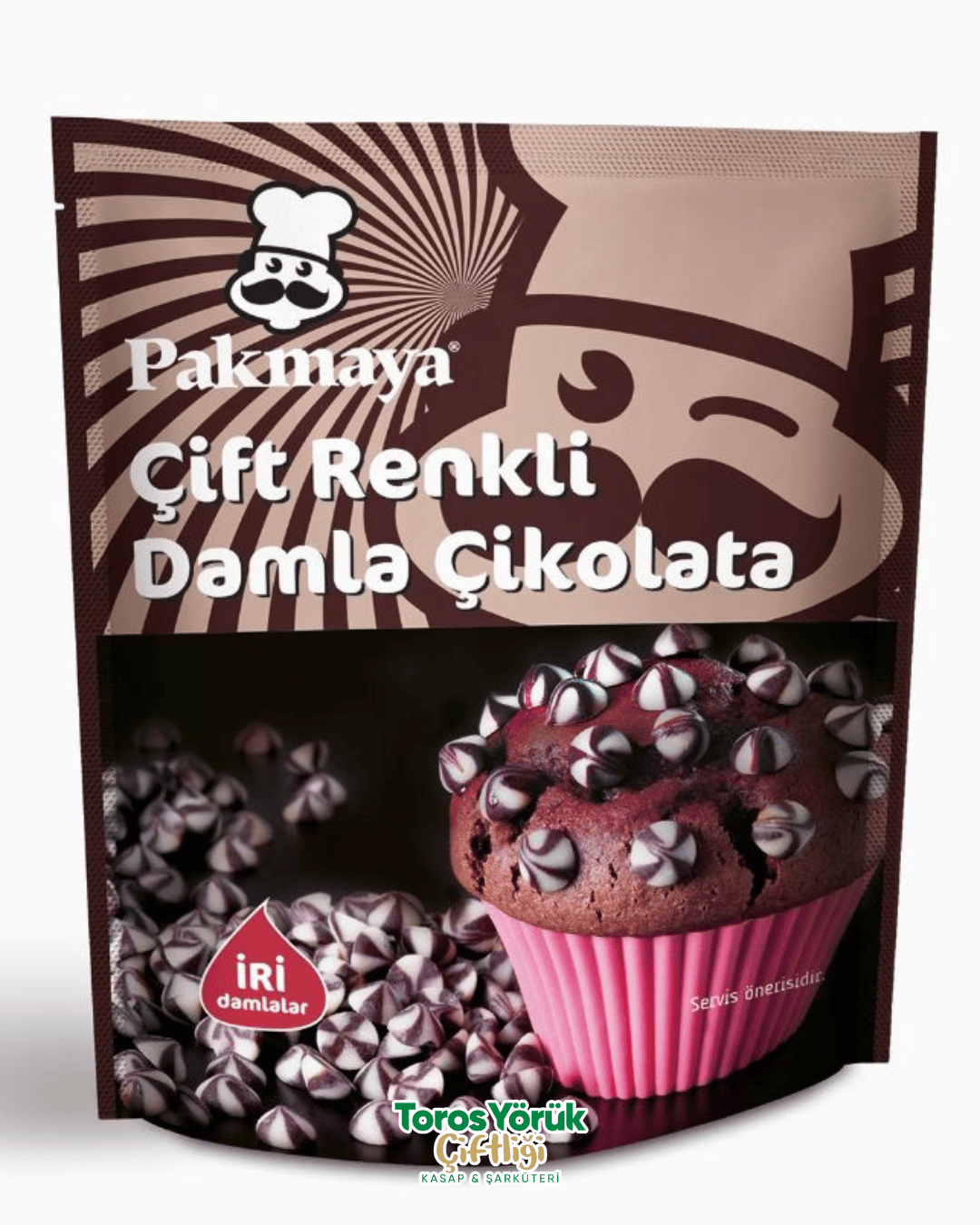 PAKMAYA ÇİFT RENKLİ DAMLA ÇİKOLATA