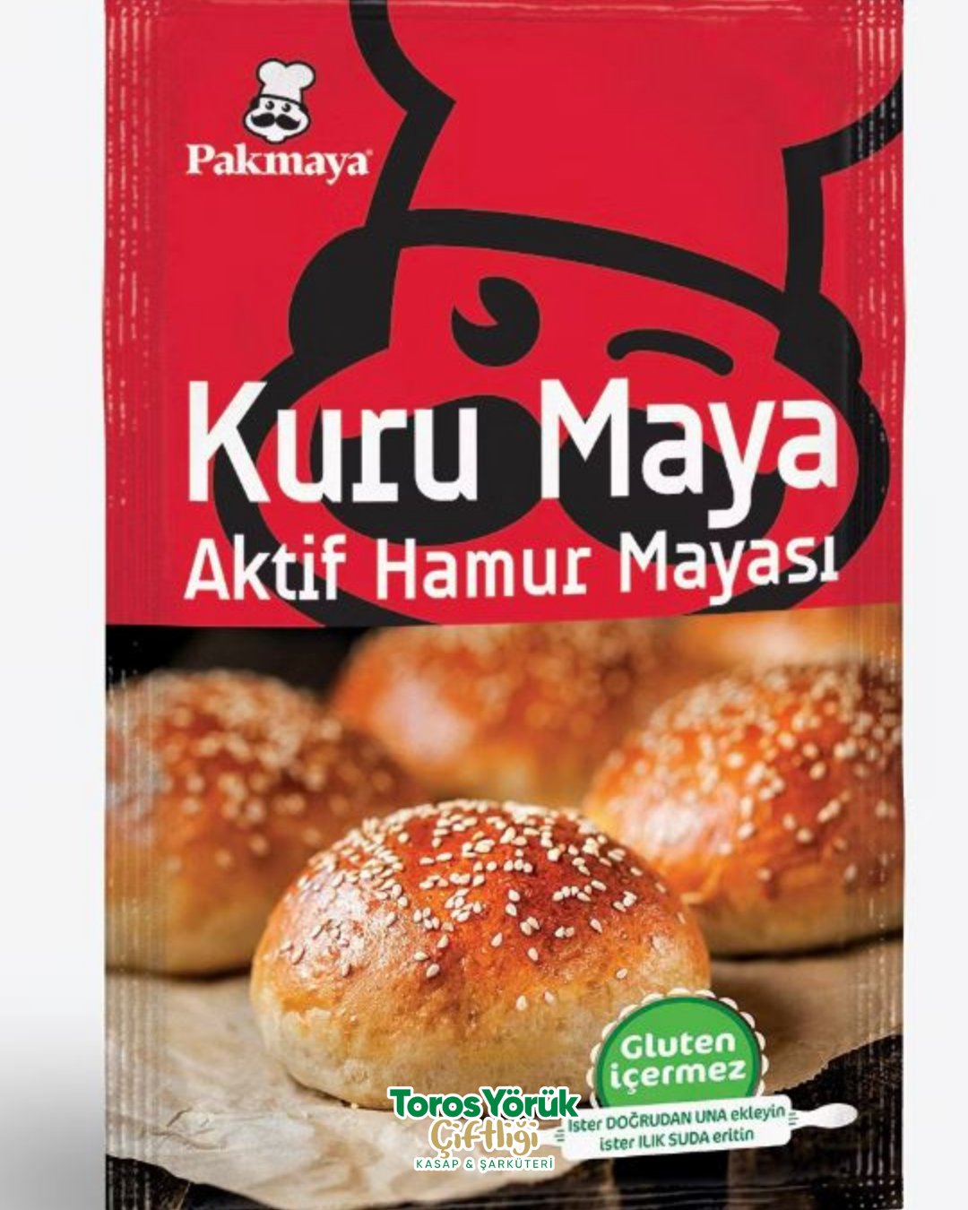 PAKMAYA KURU MAYA AKTİF HAMUR MAYASI 100 GR *