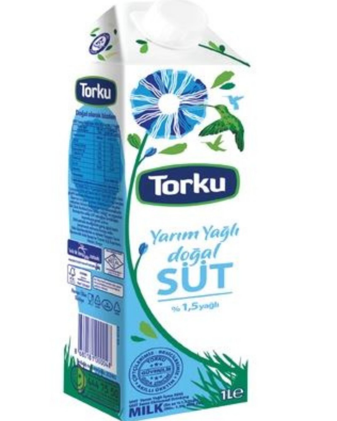 TORKU YARIM YAĞLI DOĞAL SÜT  1 LT