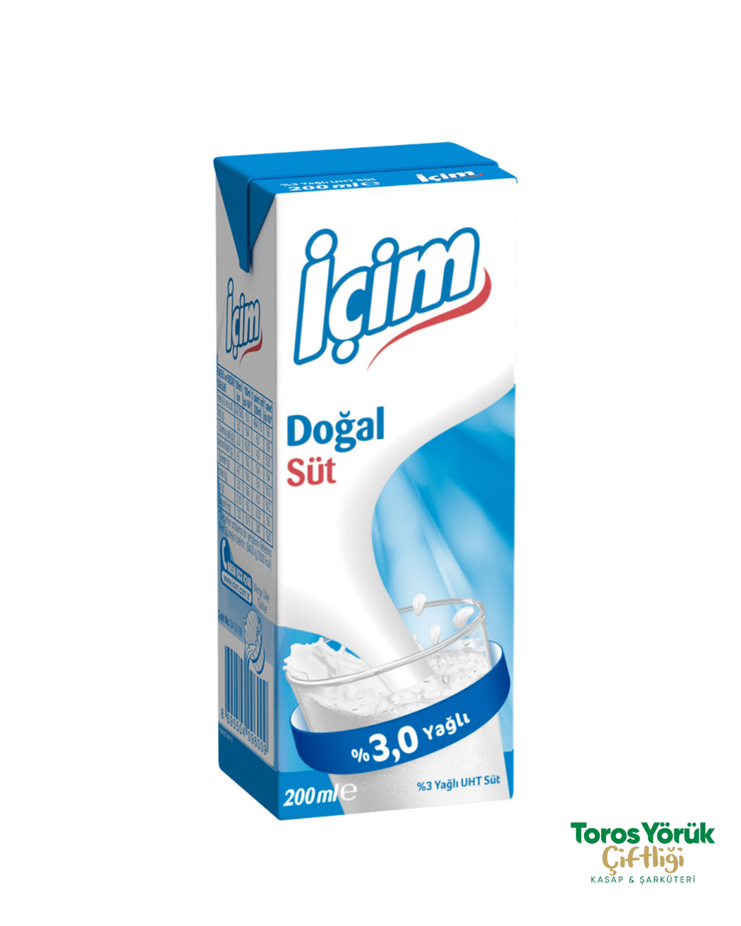 ÜLKER İÇİM SADE SÜT 200 ML 