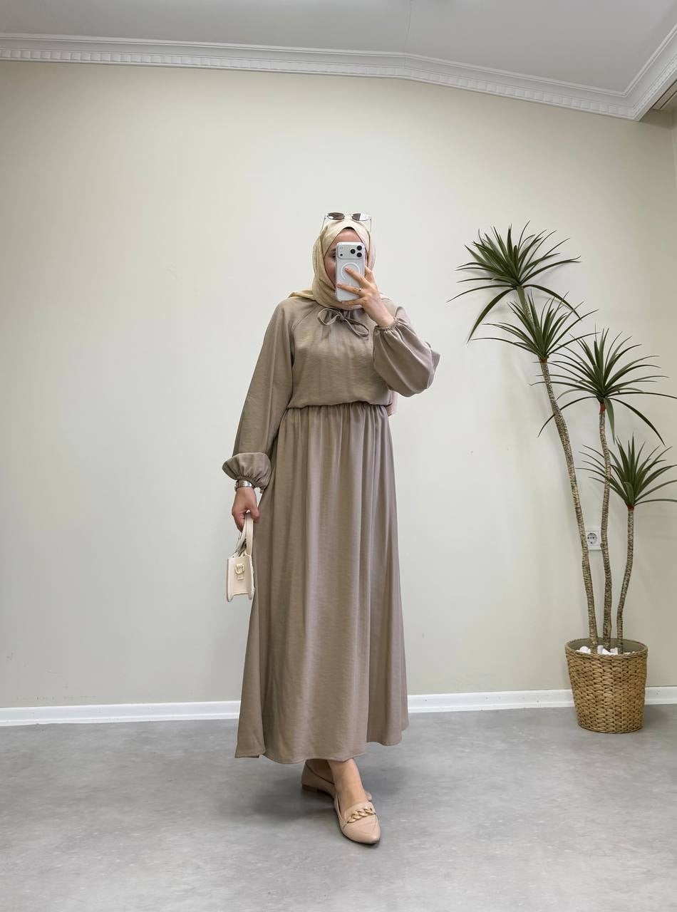 3025 - Tencel Etek Takım -  Camel 