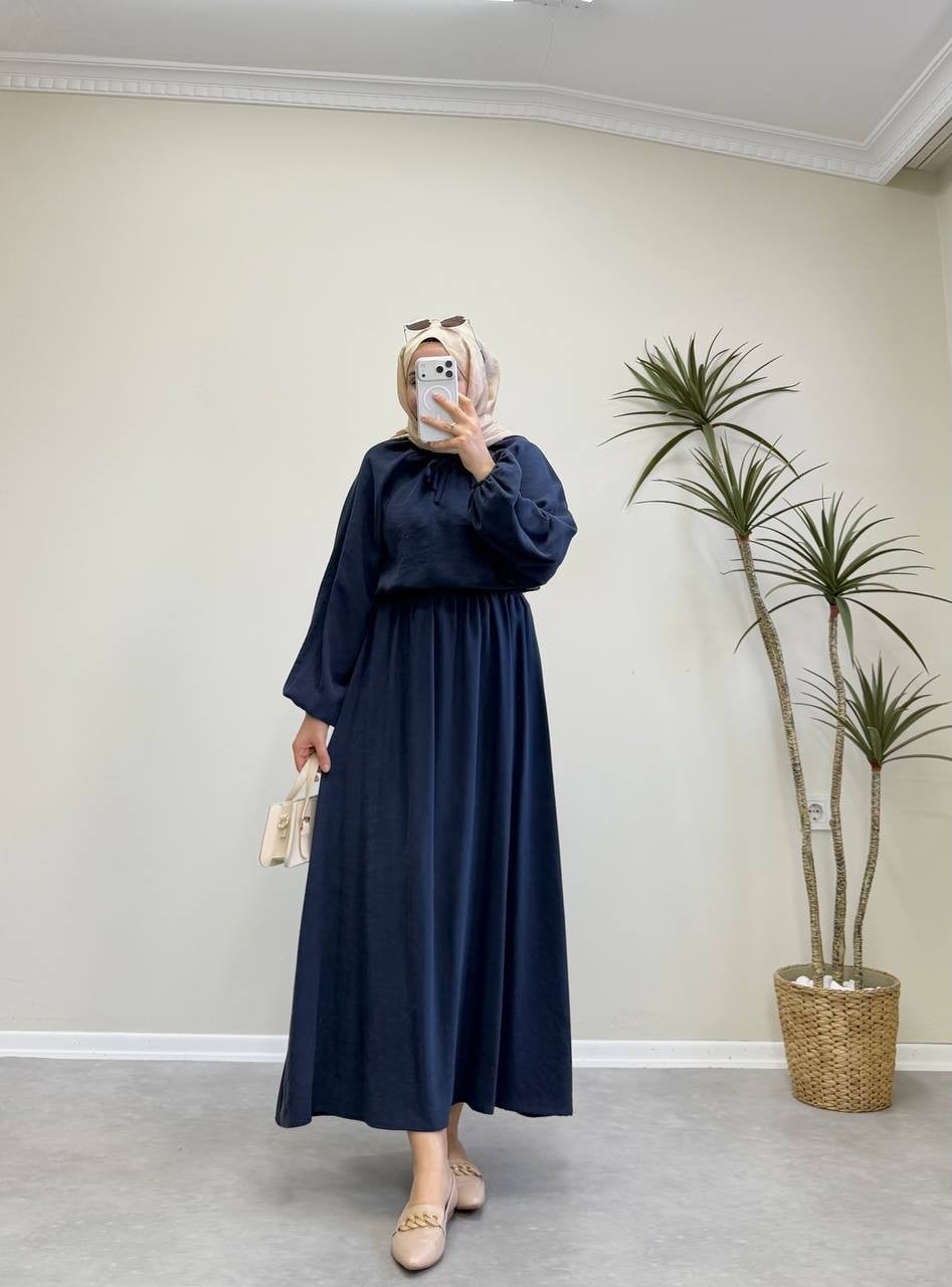 3025 - Tencel Etek Takım - Lacivert