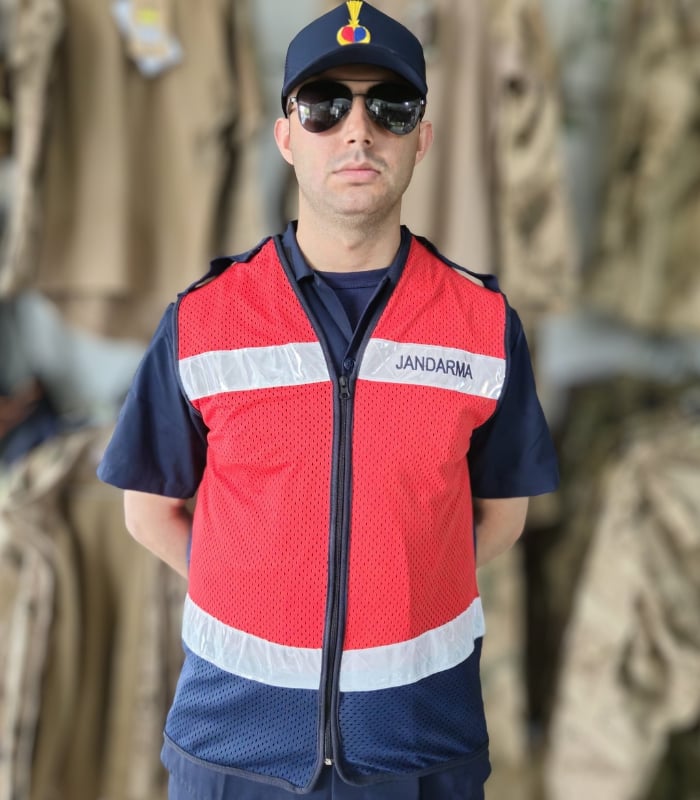 Jandarma Asayiş Fileli Yazlık Yelek