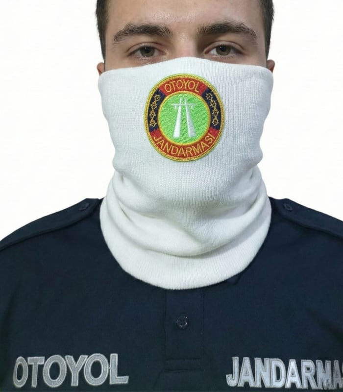 Jandarma Otoyol Beyaz Boyunluk, Triko Beyaz Boyunluk