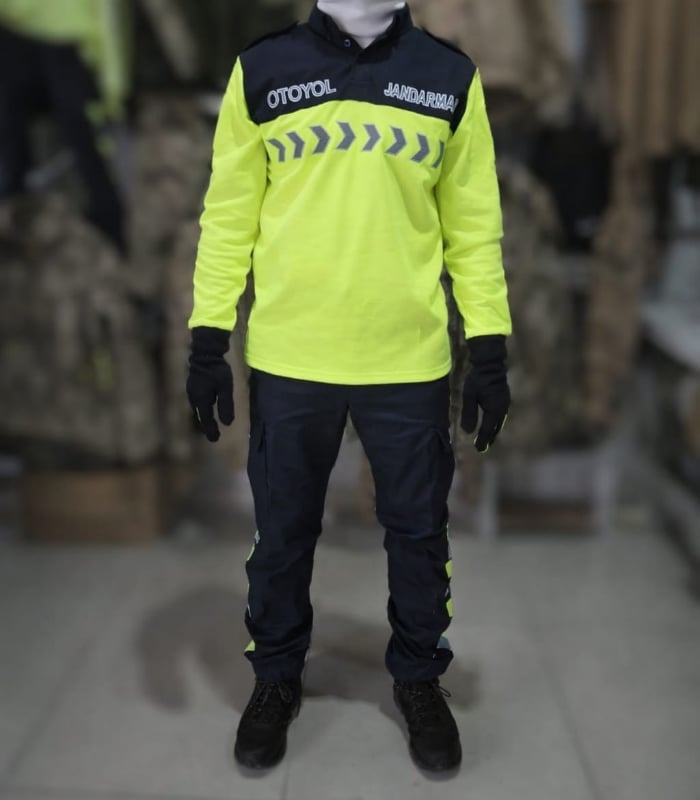 Jandarma Otoyol Uzun Kollu Tişört, Uzun Kollu Kışlık Üst