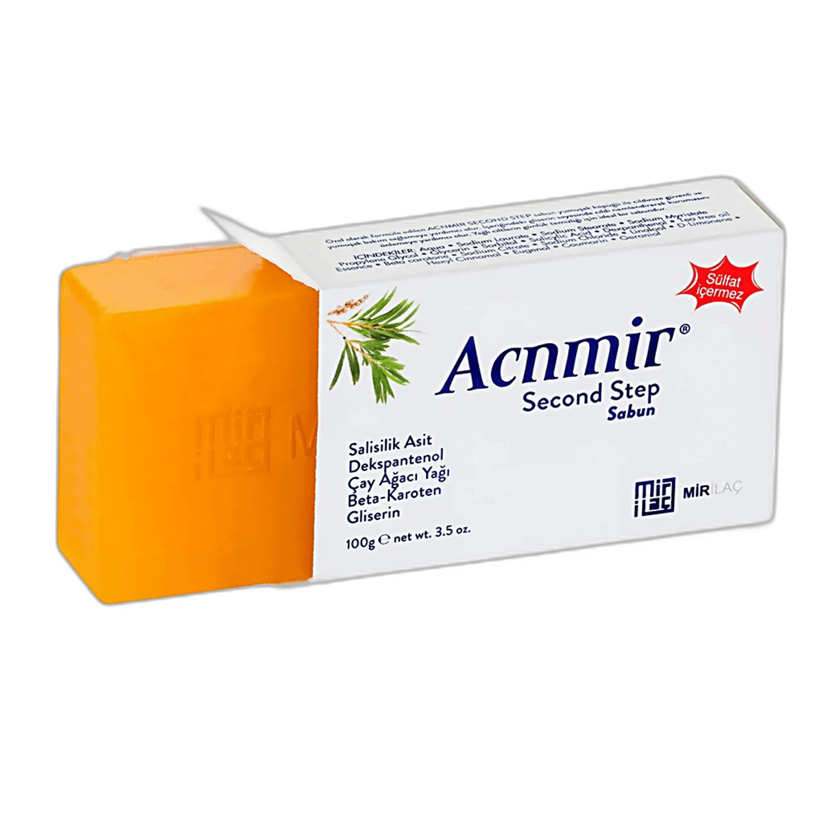 ACNMIR SECOND STEP SABUN 100 grYüz Sabunu & Yüz ŞampuanıMİR İLAÇ1MST-14553ACNMIR SECOND STEP SABUN 100 gr