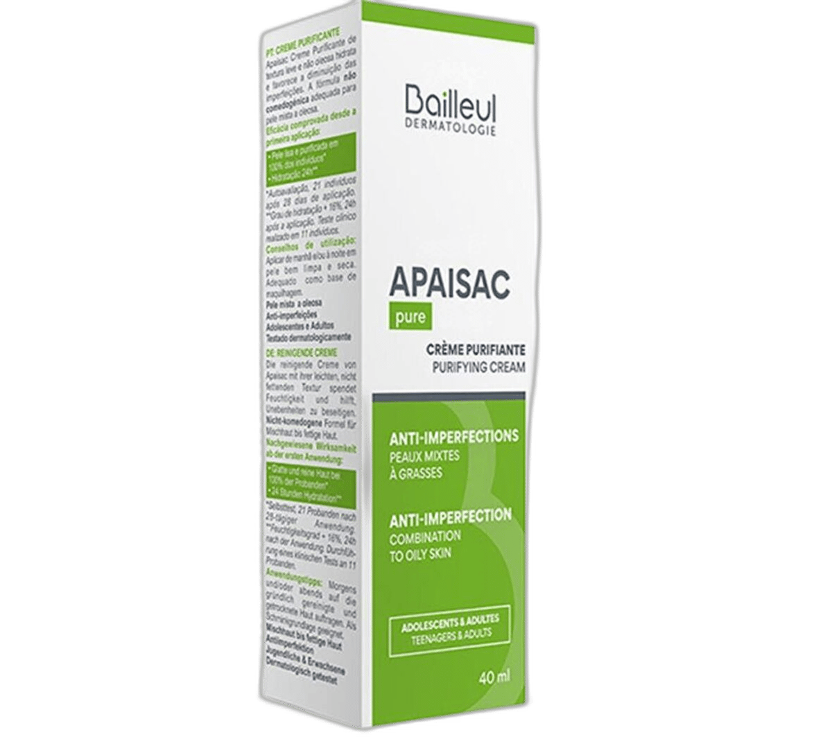 APAISAC BIORGA PURIFYING KREM 40 mlYüz KremiLABORATOIRES BAILLEUL1MST-12517APAISAC BIORGA PURIFYING KREM 40 ml