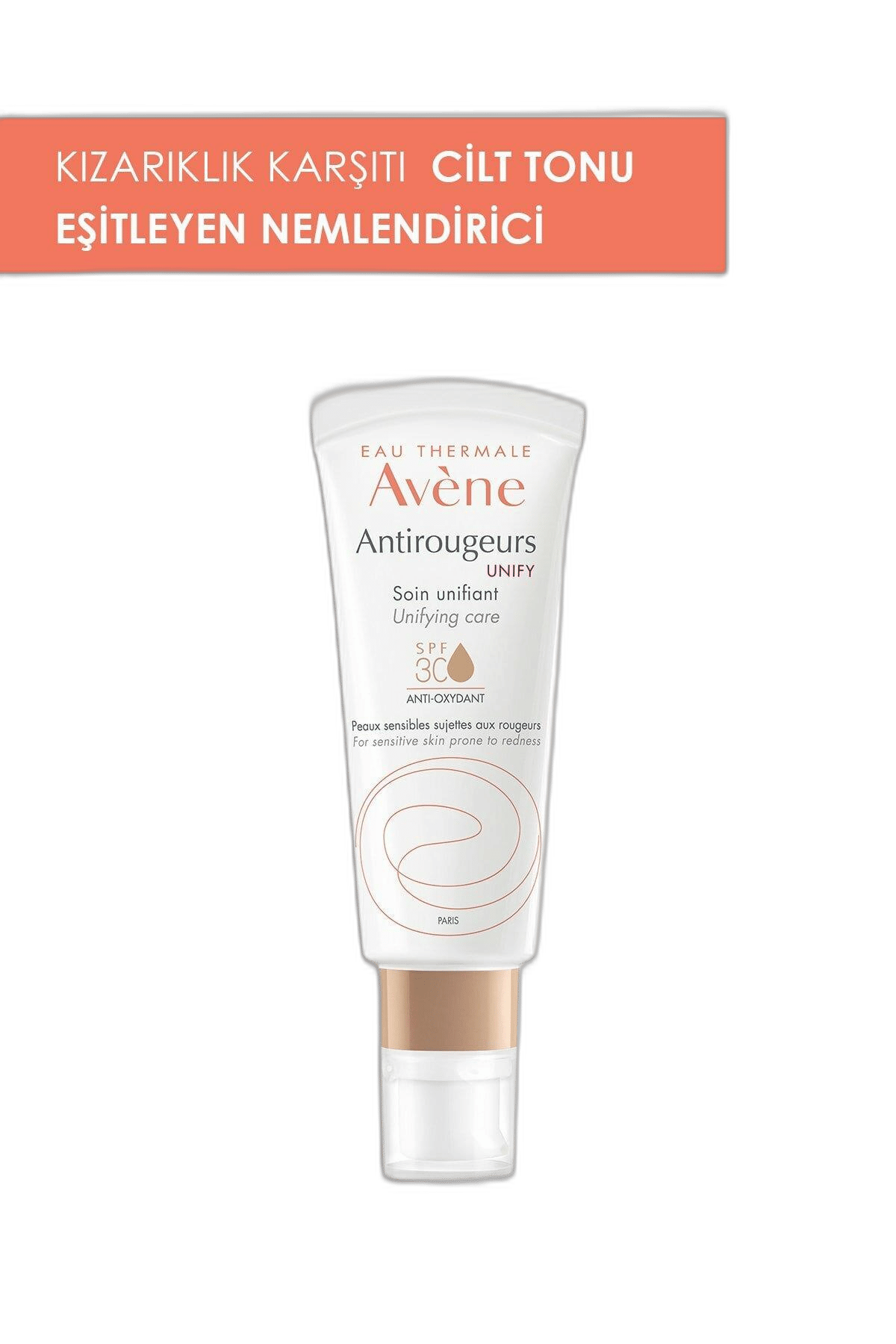 AVENE ANTIROUGEURS UNIFY TINTED SPF 30 40 ml tüpYüz KremiPIERRE FABRE1MST-12789AVENE ANTIROUGEURS UNIFY TINTED SPF 30 40 ml tüp