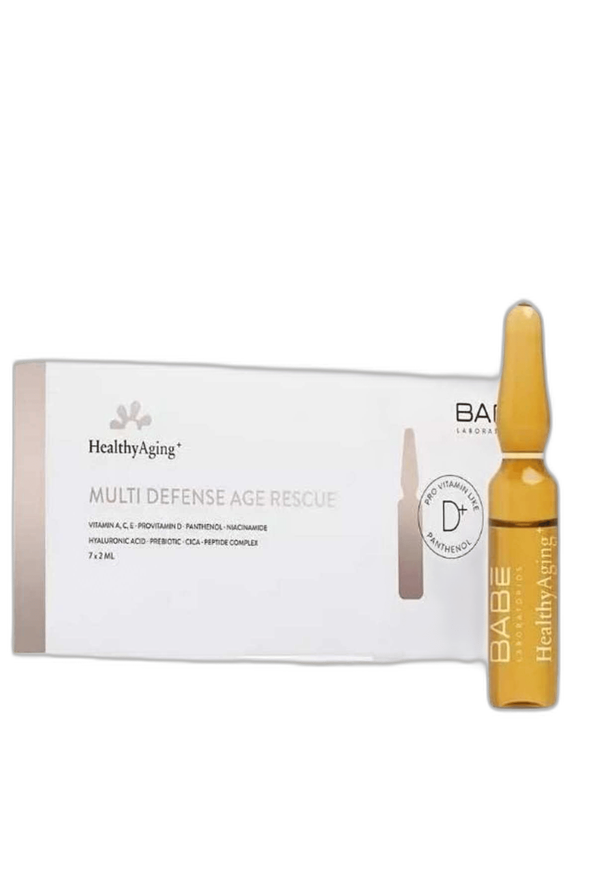 BABE HEALTHYAGING MULTI DEFENSE AGE RESCUE AMPOULES 7x2 ml ampulYüz SerumuBABE1MST-14273BABE HEALTHYAGING MULTI DEFENSE AGE RESCUE AMPOULES 7x2 ml ampul