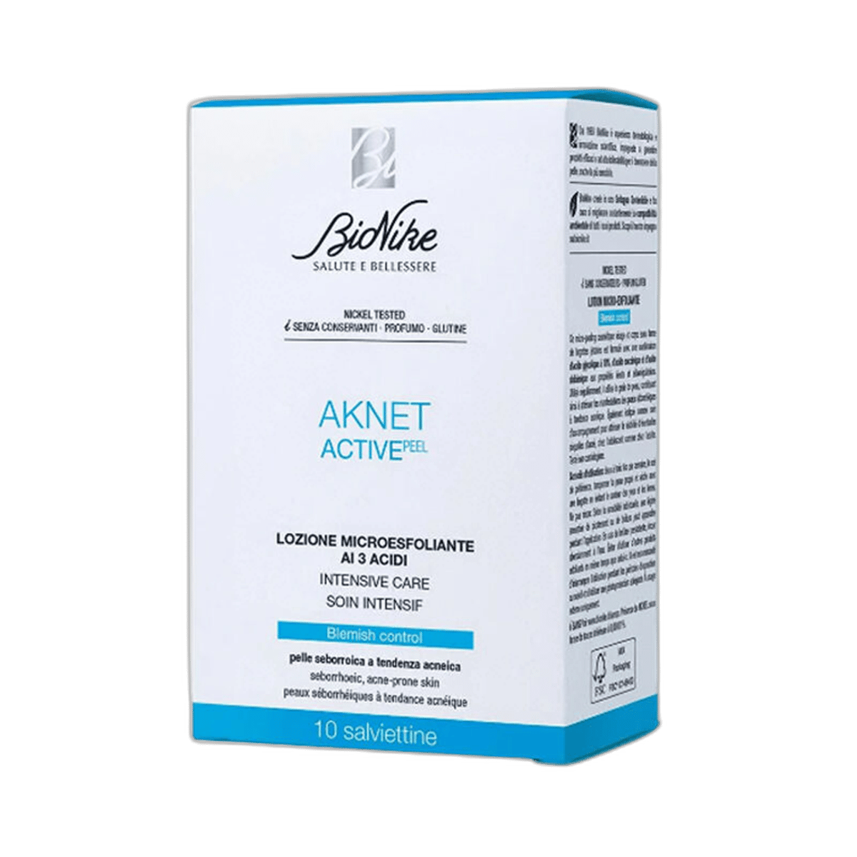BIONIKE AKNET ACTIVEPEEL MENDIL 10 mendilMakyaj Temizleme MendiliNUVİTA1MST-11460BIONIKE AKNET ACTIVEPEEL MENDIL 10 mendil