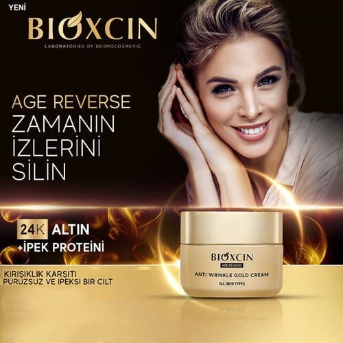 BIOXCIN AGE REVERESE KIRISIKLIK KARSITI KREM 50 ml kutuYüz KremiDERMA-COS1MST-12990BIOXCIN AGE REVERESE KIRISIKLIK KARSITI KREM 50 ml kutu