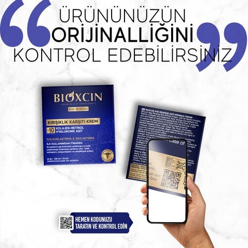 BIOXCIN AGE REVERSE KIRISIKLIK KARSITI KREM 50 ml kutuYüz KremiDERMA-COS1MST-12920BIOXCIN AGE REVERSE KIRISIKLIK KARSITI KREM 50 ml kutu