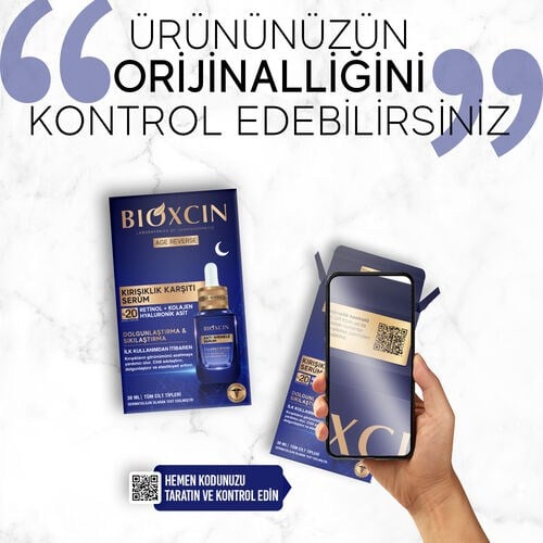 BIOXCIN AGE REVERSE KIRISIKLIK KARSITI SERUM 30 ml şişeYüz SerumuDERMA-COS1MST-14118BIOXCIN AGE REVERSE KIRISIKLIK KARSITI SERUM 30 ml şişe