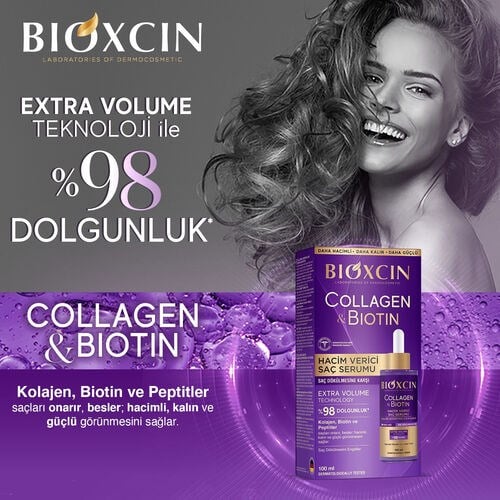 BIOXCIN COLLAGEN & BIOTIN HACIM VEREN SAC SERUMU 100 ml şişeSaç SerumuDERMA-COS1MST-10053BIOXCIN COLLAGEN & BIOTIN HACIM VEREN SAC SERUMU 100 ml şişe