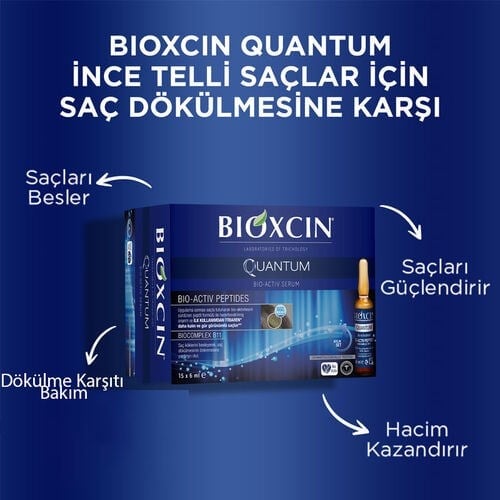 BIOXCIN QUANTUM SERUM 15x6 ml şişeSaç SerumuDERMA-COS1MST-10012BIOXCIN QUANTUM SERUM 15x6 ml şişe