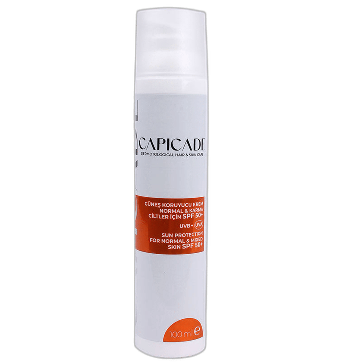 CAPICADE GUNES KREMI SPF50 NORMAL CILTLER ICIN 100 mlGüneş Kremi & JeliOLİMPOS PHARMA1MST-14821CAPICADE GUNES KREMI SPF50 NORMAL CILTLER ICIN 100 ml
