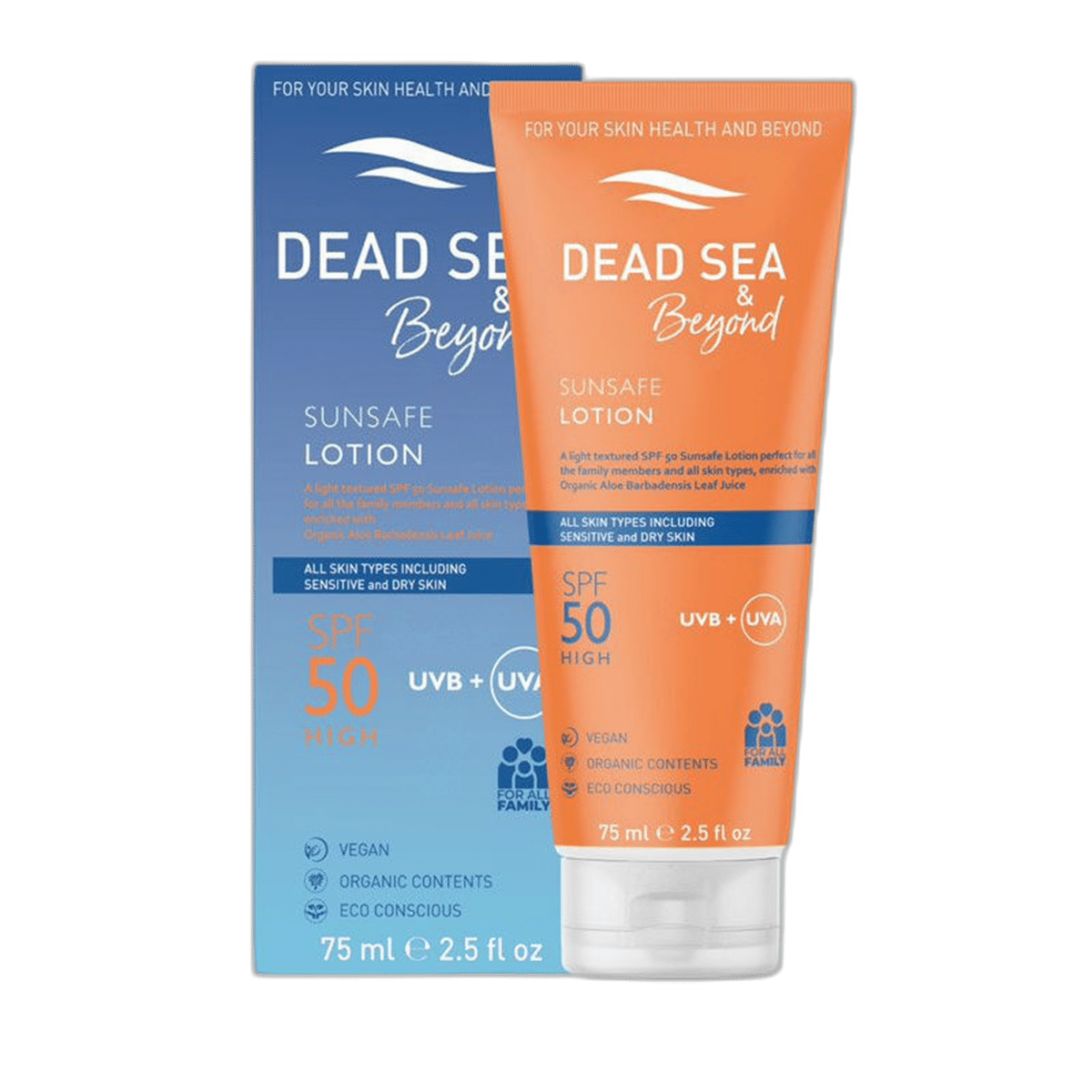 Dead Sea Beyond Sunsafe Lotion SPF50+ 75 mlVücut Güneş LosyonuDead Sea Beyond1MST-15348Dead Sea Beyond Sunsafe Lotion SPF50+ 75 ml