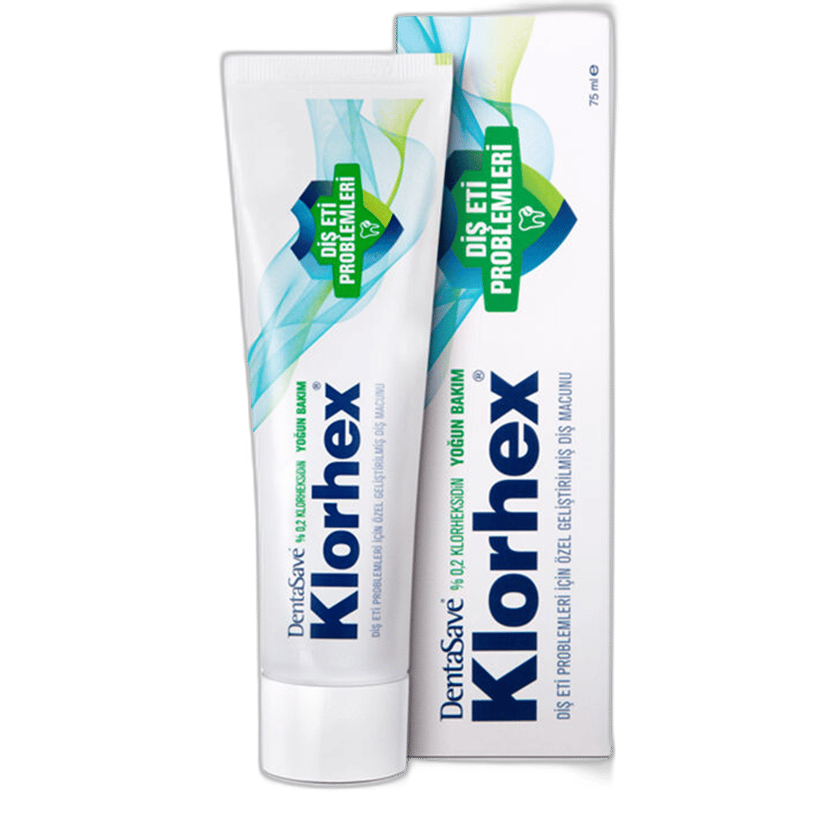 DENTASAVE KLORHEX DIS MACUNU - YOGUN BAKIM %0,2 75 ml tüpDiş MacunuDROGSAN1MST-8698DENTASAVE KLORHEX DIS MACUNU - YOGUN BAKIM %0,2 75 ml tüp