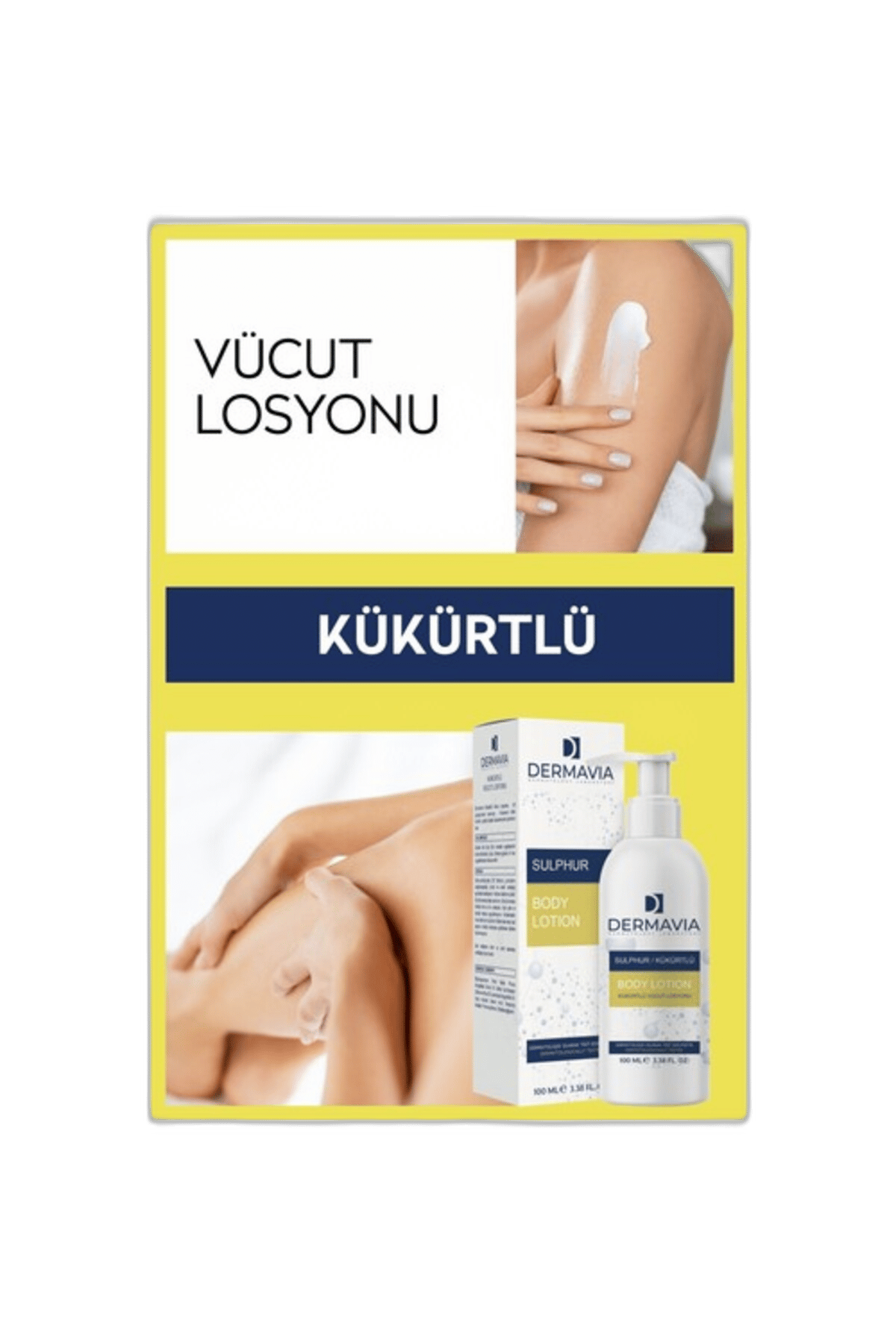 DERMAVIA KUKURTLU VUCUT LOSYONU 100 ml şişeVücut Losyonu & SütüHES İLAÇ1MST-11154DERMAVIA KUKURTLU VUCUT LOSYONU 100 ml şişe