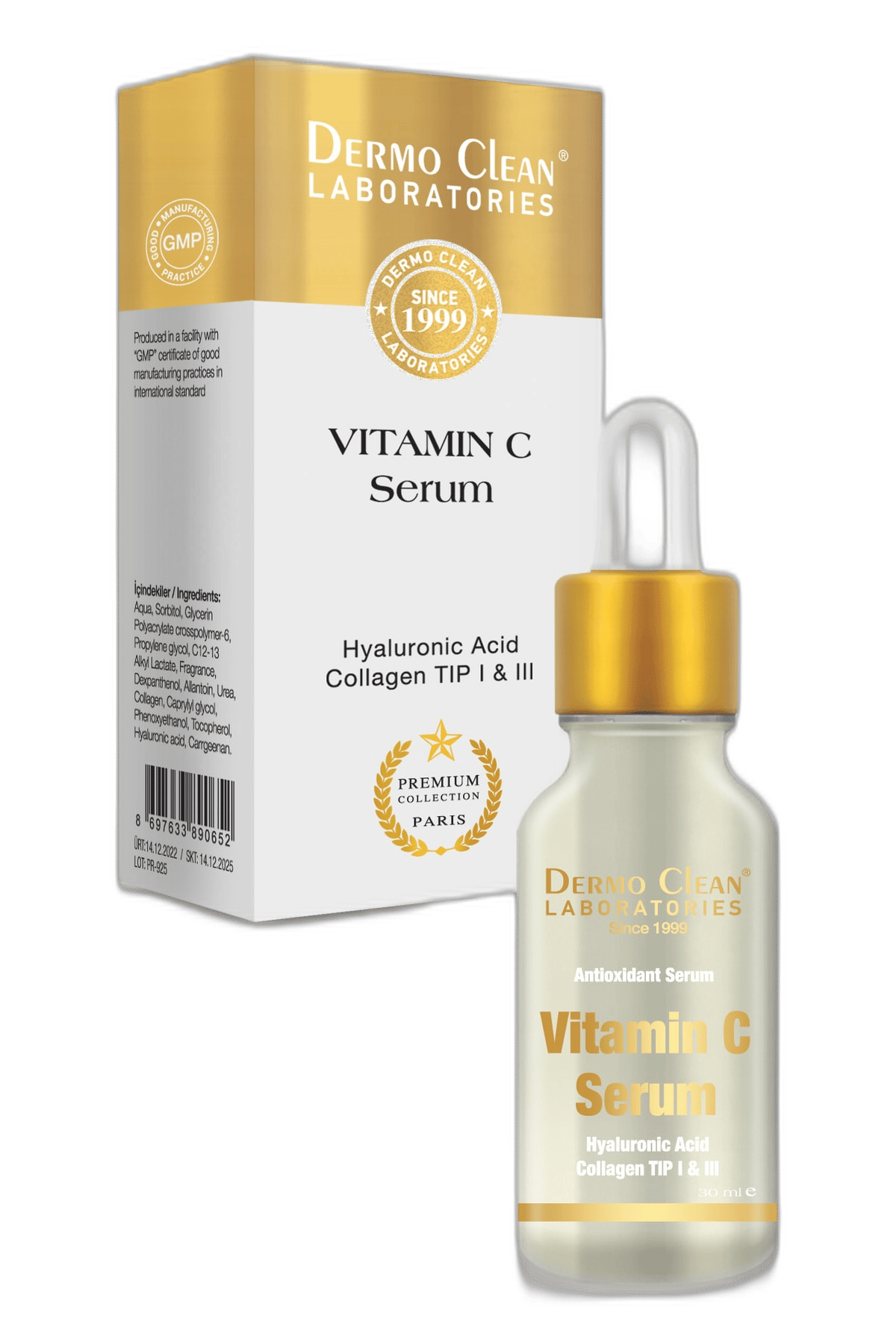 DERMO CLEAN VITAMIN C SERUM 30 ml şişeYüz SerumuHD İLAÇ1MST-14235DERMO CLEAN VITAMIN C SERUM 30 ml şişe