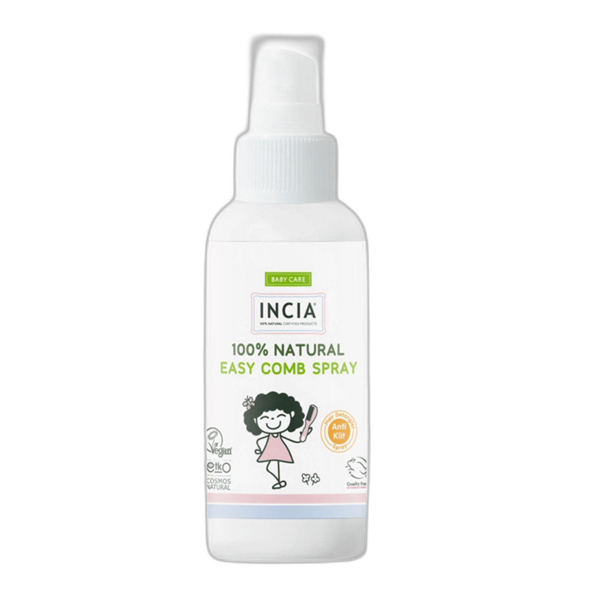 INCIA EASY COMB SPRAY 100 ml şişeSaç SpreyiGLOHE1MST-10135INCIA EASY COMB SPRAY 100 ml şişe