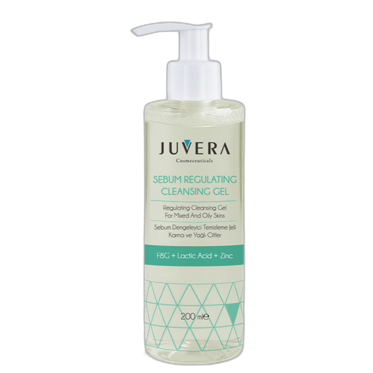 JUVERA SEBUM REGULATING CLEANSING GEL 200 ml şişeYüz JeliJUVECO İLAÇ1MST-13565JUVERA SEBUM REGULATING CLEANSING GEL 200 ml şişe