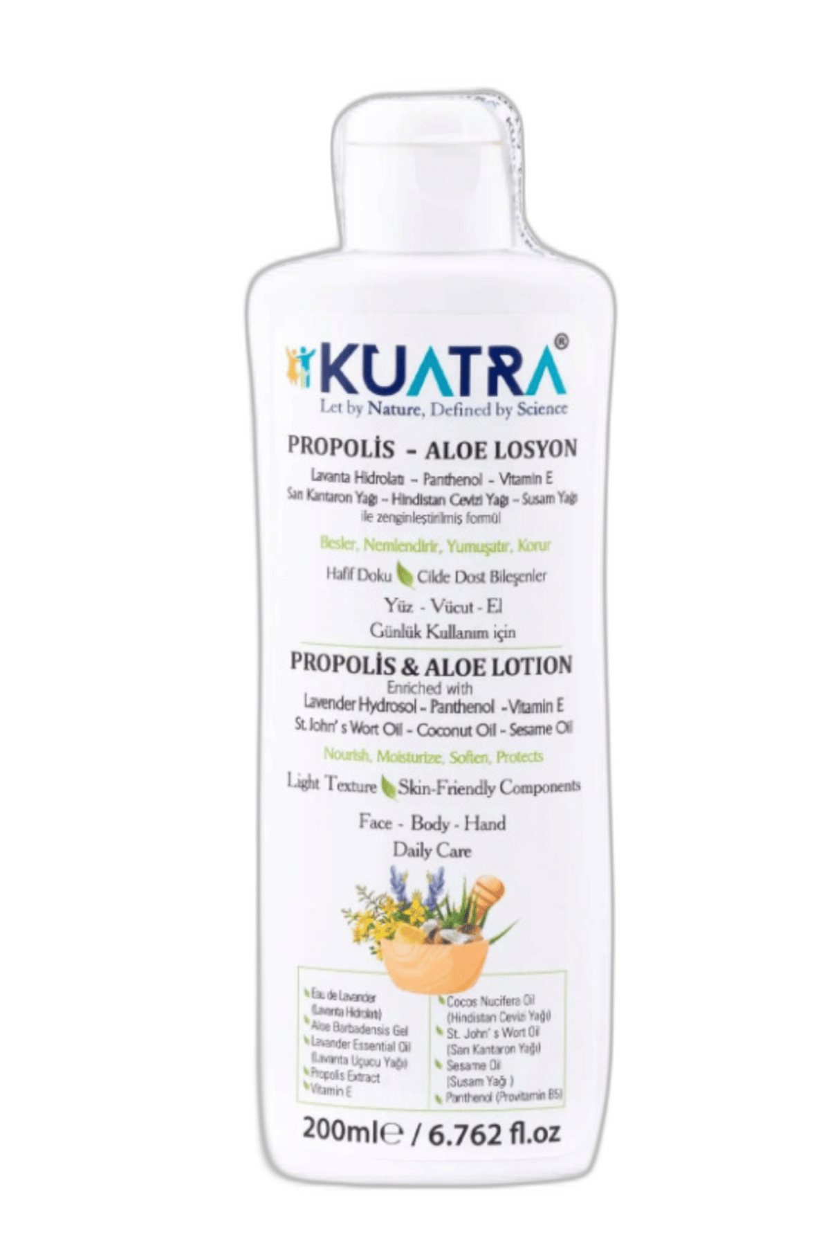 KUATRA PROPOLIS ALEO LOSYON 200 mlYüz Losyonu & SütüKOÇ MEDİKAL1MST-11169KUATRA PROPOLIS ALEO LOSYON 200 ml