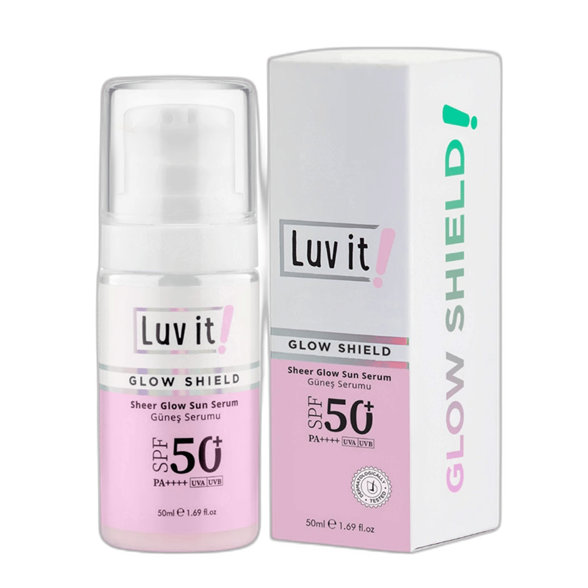 Luv it Glow Shield Sheer Glow Spf 50 Güneş Serumu 50 mlLekeli Ciltler İçin Güneş KremiLuv it!1MST-15574Luv it Glow Shield Sheer Glow Spf 50 Güneş Serumu 50 ml