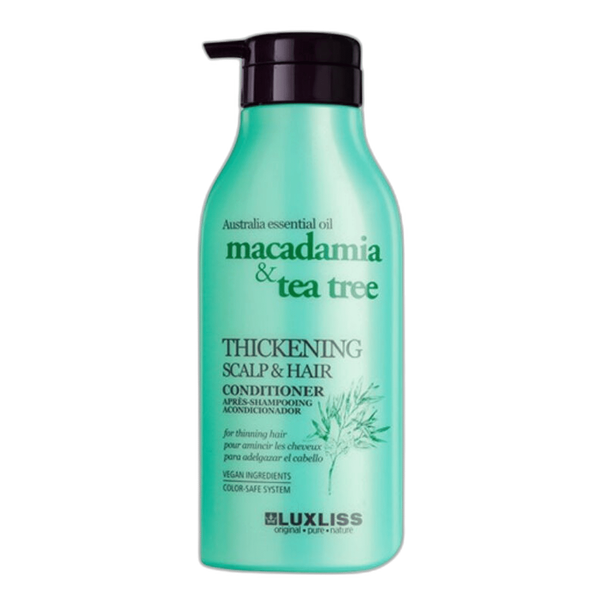 LUXLISS MACADAMIA & TEA TREE THICKENING SCALP & HAIR CONDITIONER 500 ml şişeSaç Kremi & JeliAxis Kozmetik1MST-9925LUXLISS MACADAMIA & TEA TREE THICKENING SCALP & HAIR CONDITIONER 500 ml şişe