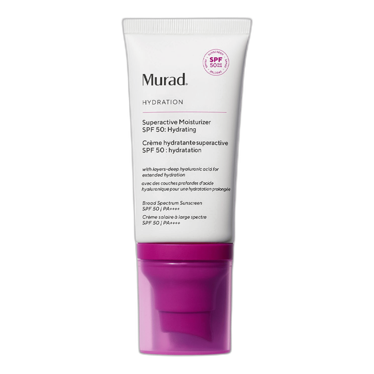 Murad Superactive SPF50 Moisturizer: Hydrating 50 mlYaşlanma Karşıtı Güneş KremiMurad1MST-15626Murad Superactive SPF50 Moisturizer: Hydrating 50 ml
