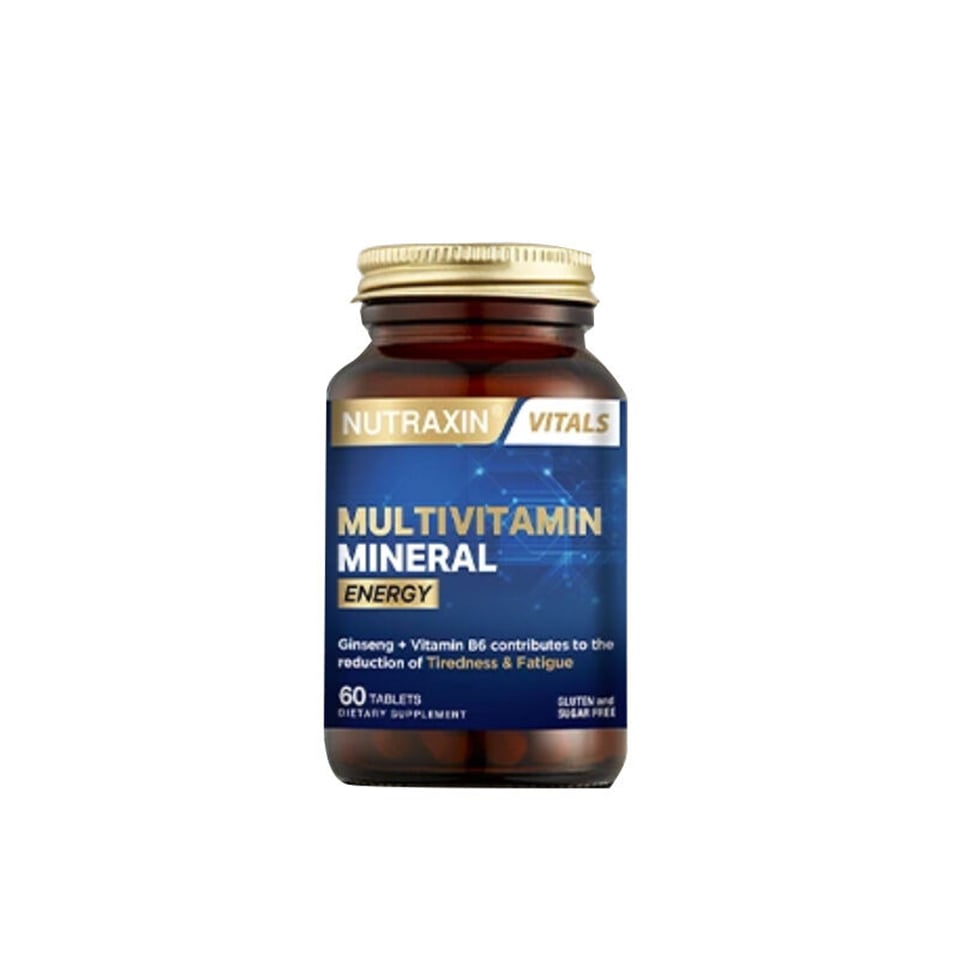 NUTRAXIN MULTIVIT COMPLEX ENERJI 60 TBMultivitaminNUTRAXİNNTRX-MULTIENERGY60NUTRAXIN MULTIVIT COMPLEX ENERJI 60 TB