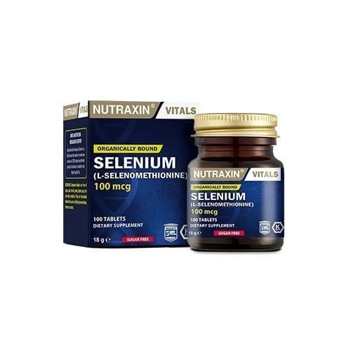 Nutraxin Selenium 100 mcg 100 TabletSelenyumNutraxinNTRX-SELENIUM100Nutraxin Selenium 100 mcg 100 Tablet