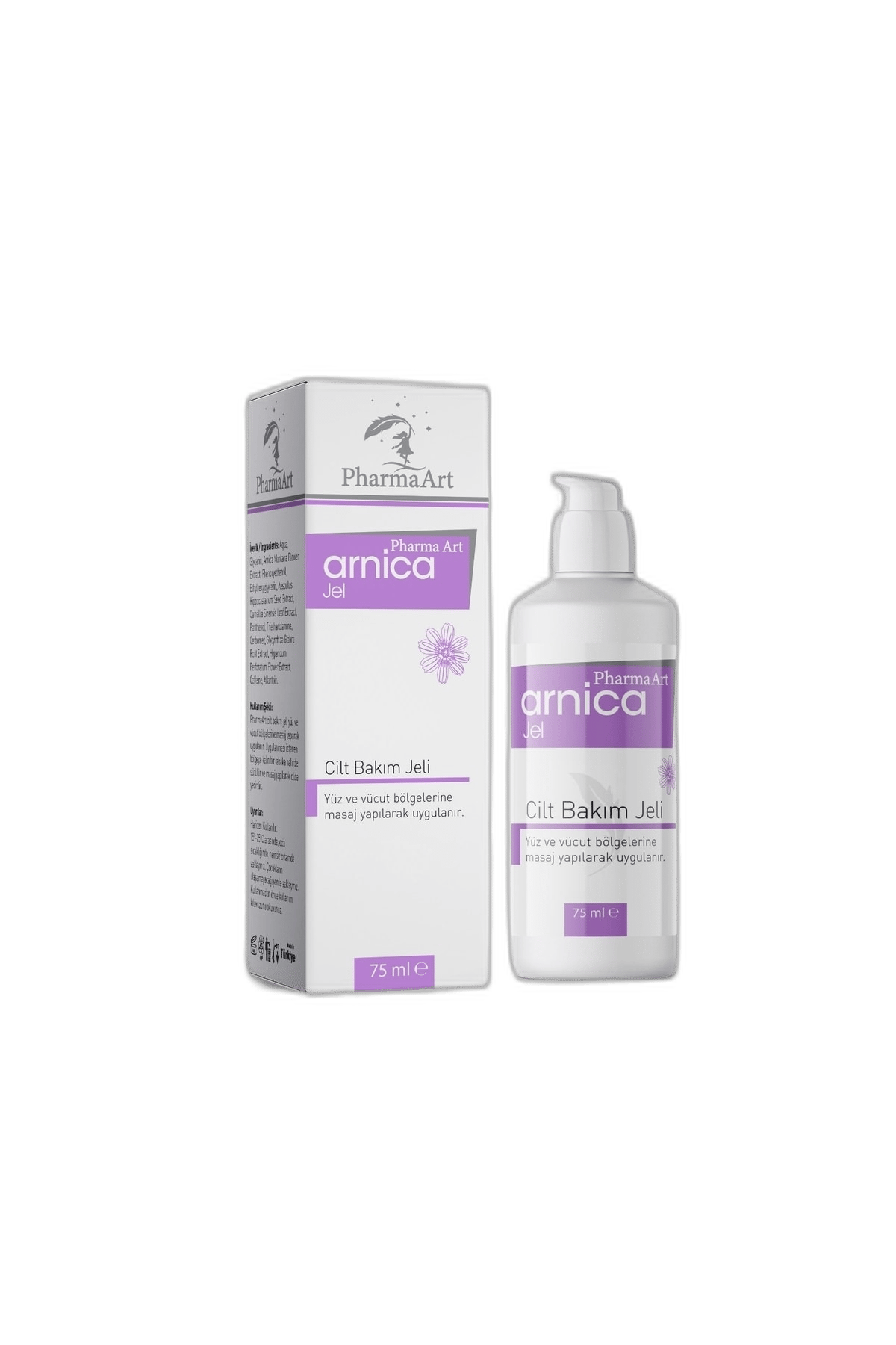 PHARMAART ARNICA PLUS JEL CILT BAKIM JELI 75 ml şişeYüz JeliART PHARMA1MST-10481PHARMAART ARNICA PLUS JEL CILT BAKIM JELI 75 ml şişe
