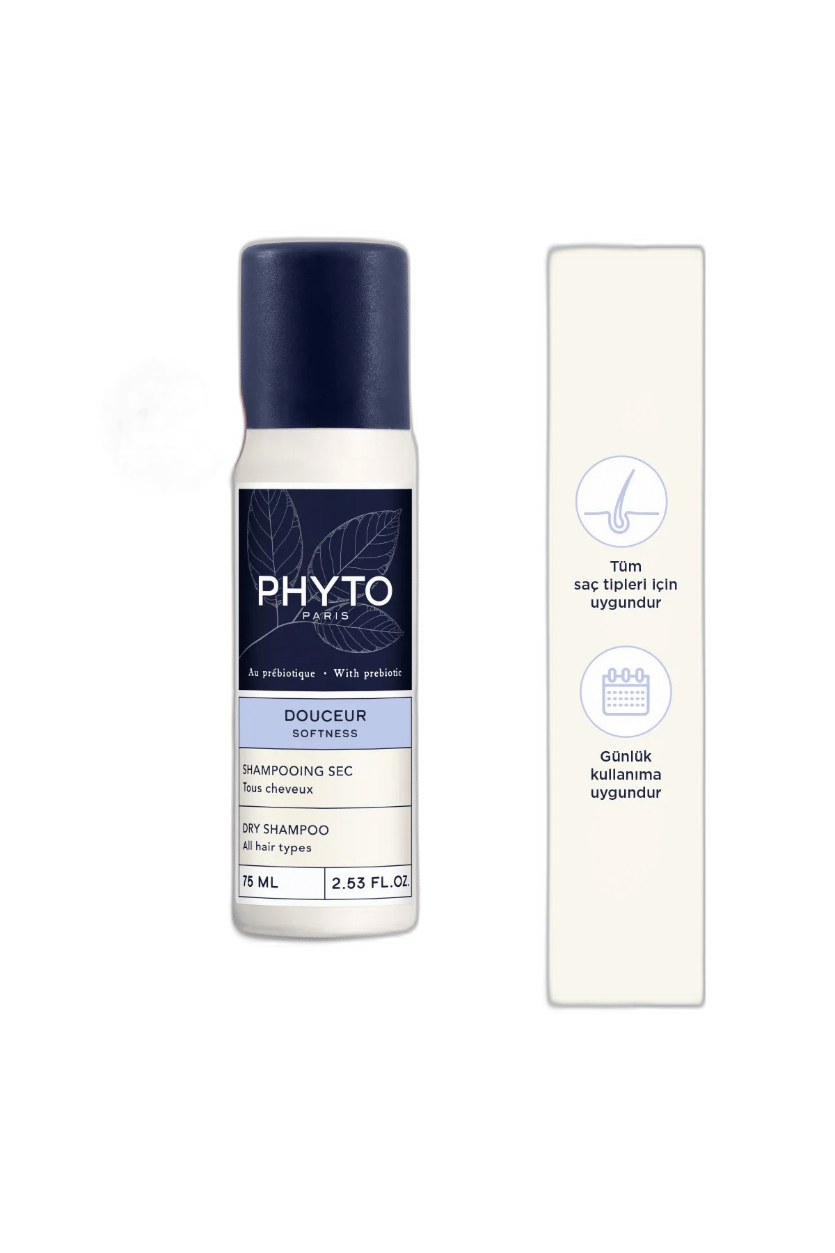 PHYTO DOUCEUR SOFTNESS DRY SHAMPOO 75 ml şişeGüçlendirici-yıpranma KarşıtıLABORATOIRE NATIVE1MST-8887PHYTO DOUCEUR SOFTNESS DRY SHAMPOO 75 ml şişe
