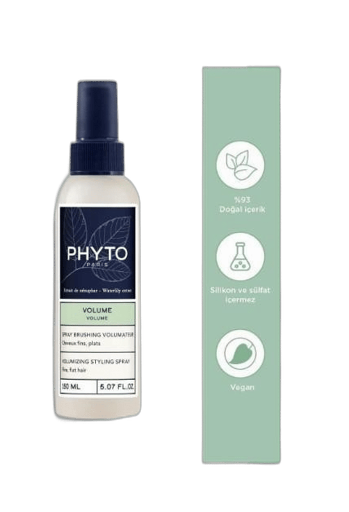 PHYTO VOLUME VOLUMIZING STYLING SPRAY 150 ml şişeSaç SpreyiLABORATOIRE NATIVE1MST-10115PHYTO VOLUME VOLUMIZING STYLING SPRAY 150 ml şişe