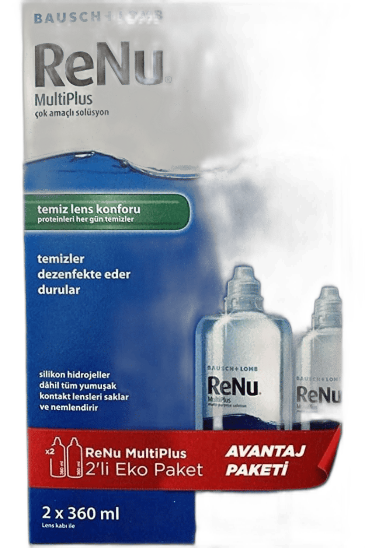 RENU MULTIPLUS COK AMACLI SOLUSYON 360 ml şişeLens SolüsyonuBAUSCH & LOMB1MST-12203RENU MULTIPLUS COK AMACLI SOLUSYON 360 ml şişe