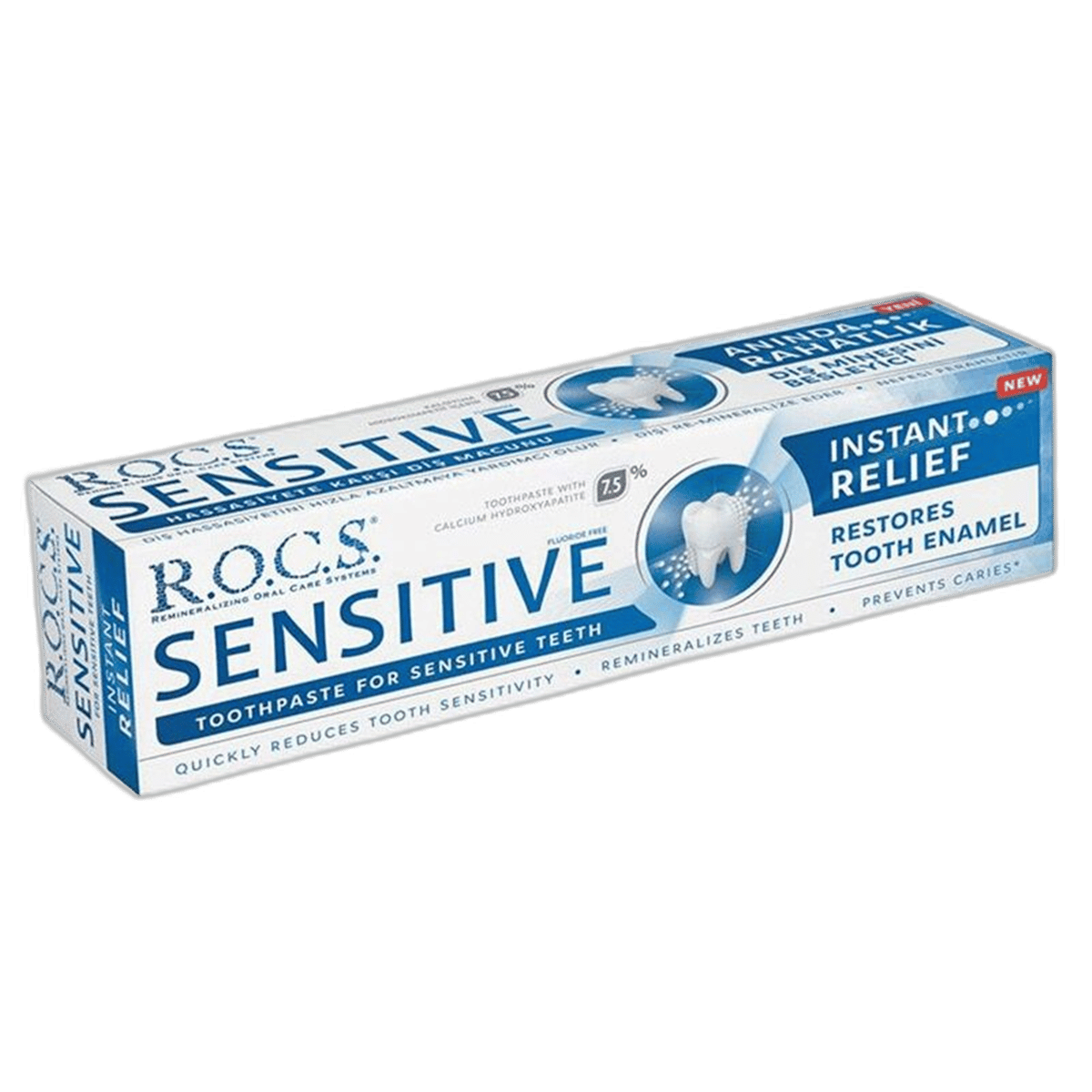 ROCS SENSITIVE INSTANT RELIEF DIS MACUNU 94 grDiş MacunuDENTAVİT1MST-8676ROCS SENSITIVE INSTANT RELIEF DIS MACUNU 94 gr