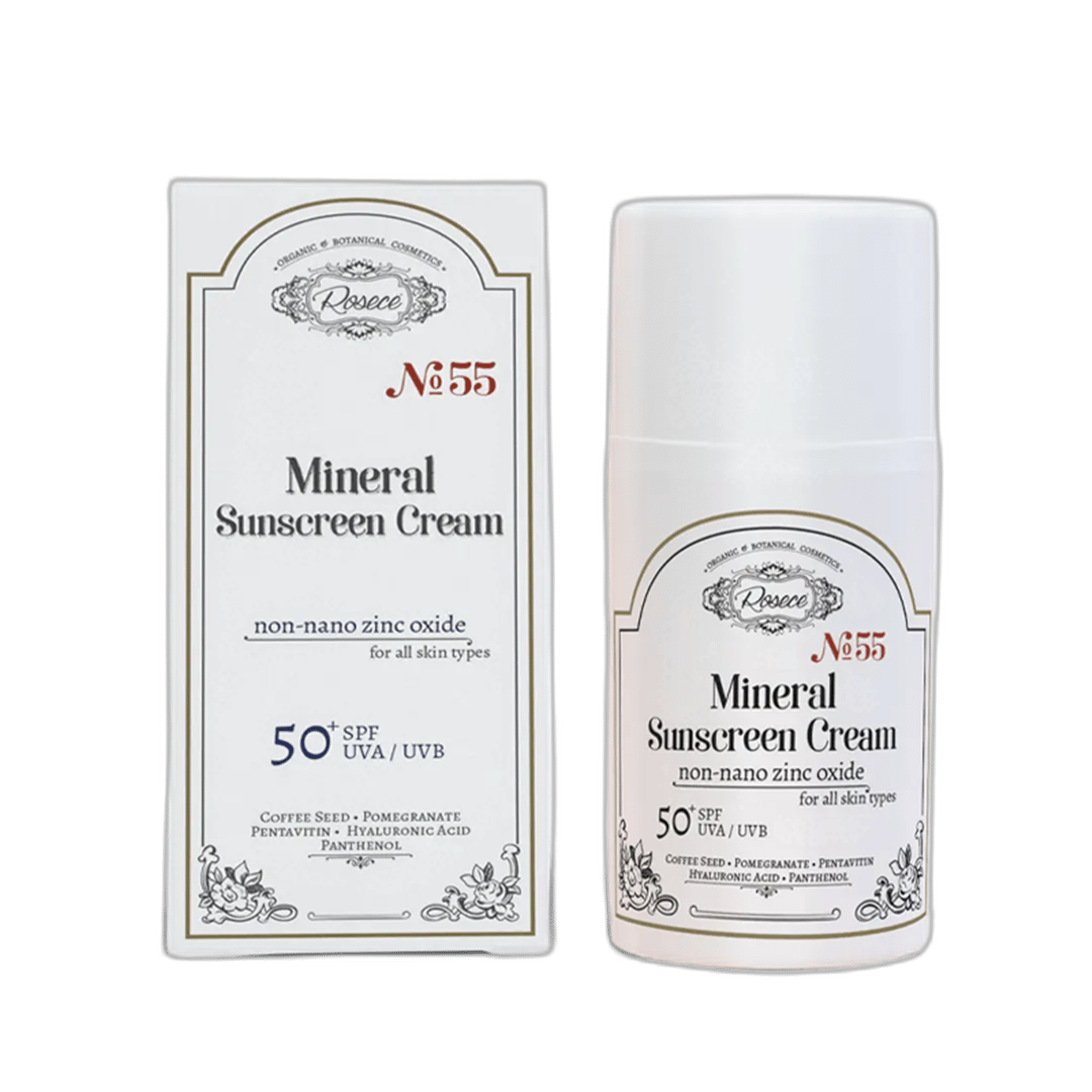 Rosece No55 Mineral Sunscreen Cream 50SPF 50 mlRosece No55 Mineral Sunscreen Cream 50spf 50 MlRosece1MST-15728Rosece No55 Mineral Sunscreen Cream 50SPF 50 ml