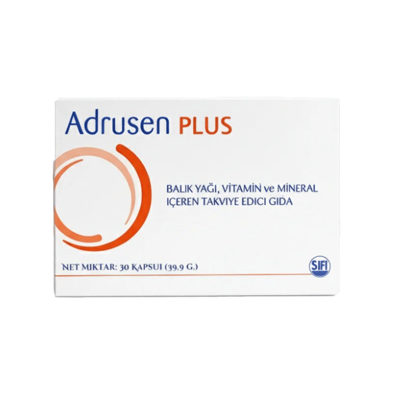 Sifi Adrusen Plus 30 KapsülOmega 3 Balık YağıSifi1VT-18018Sifi Adrusen Plus 30 Kapsül