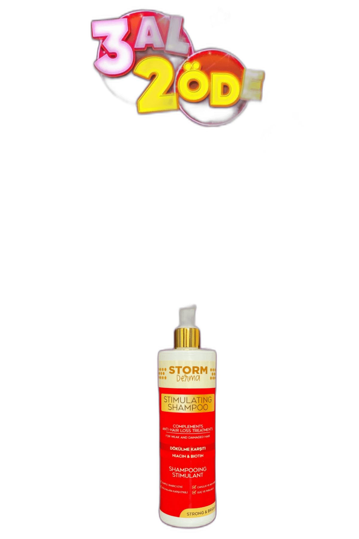 STORM DERMA STIMULATING SHAMPOO 400 ml şişeGüçlendirici-yıpranma KarşıtıSTORM VİTALS İLAÇ1MST-9286STORM DERMA STIMULATING SHAMPOO 400 ml şişe