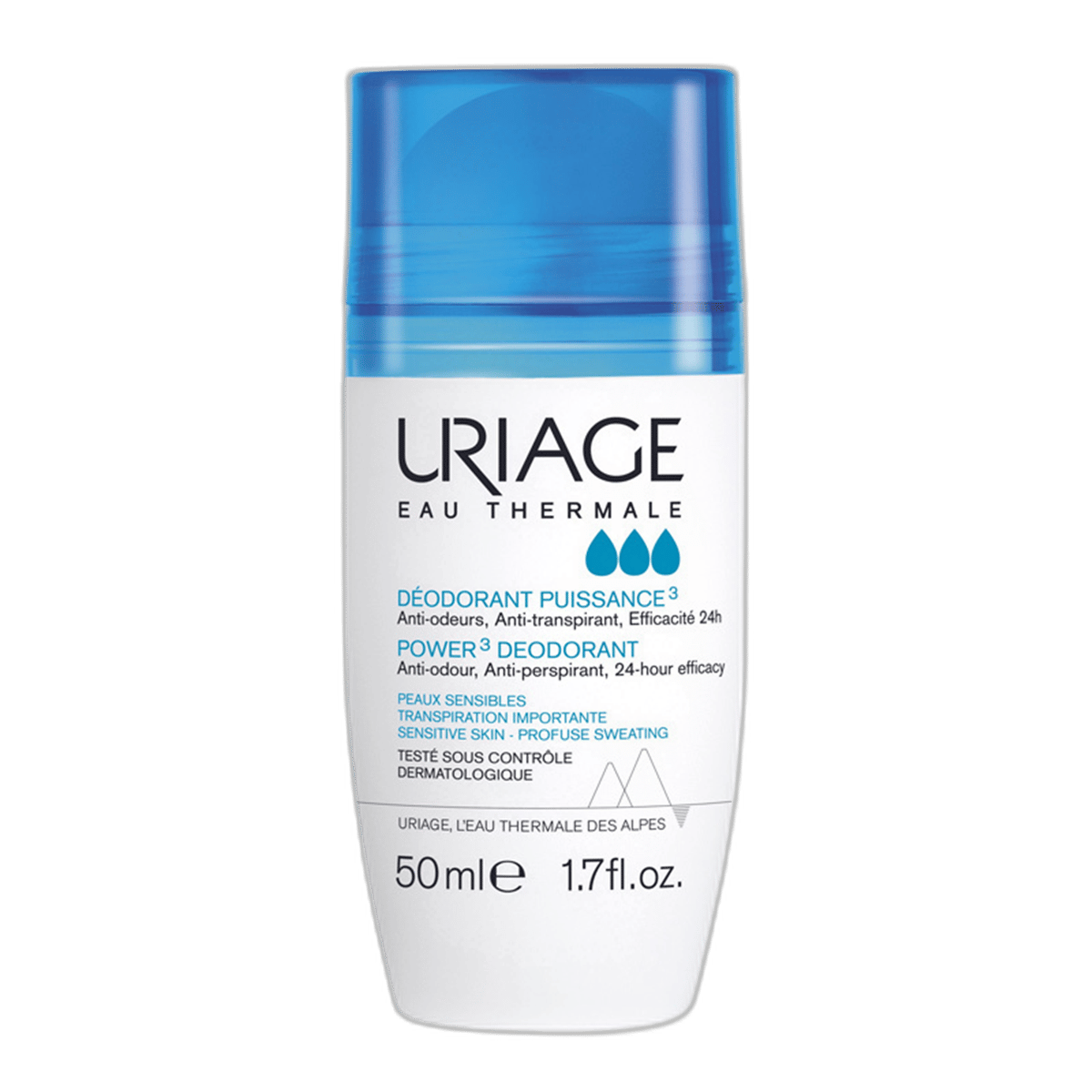 URIAGE POWER3 DEODORANT 50 ml şişeRoll OnTE-HA KOZMETİK1MST-8771URIAGE POWER3 DEODORANT 50 ml şişe