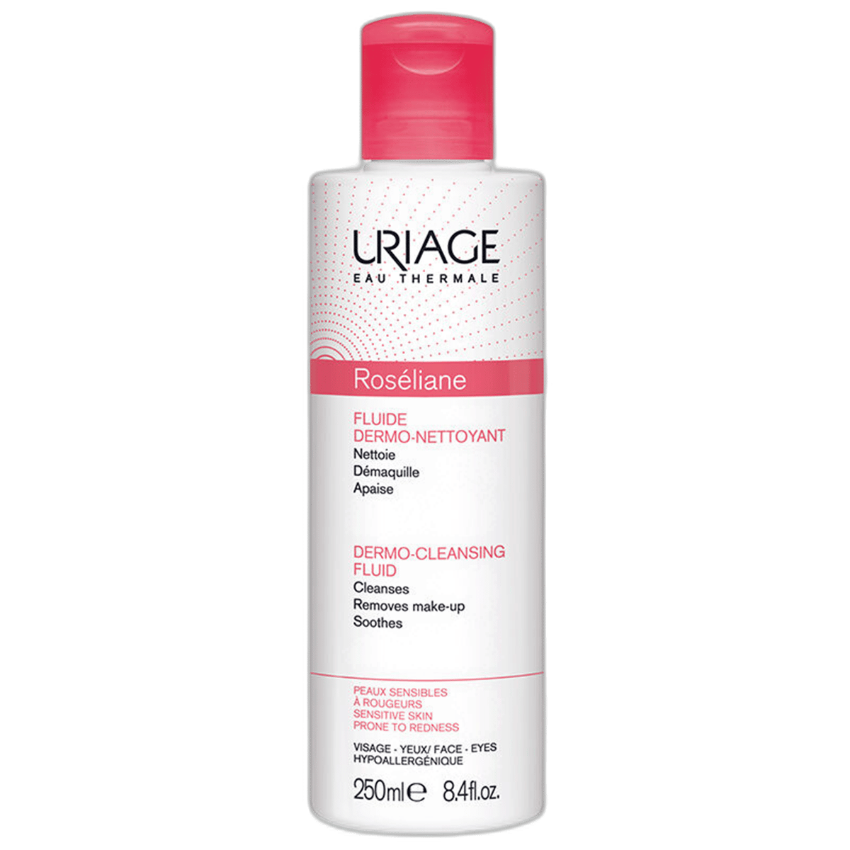 URIAGE ROSELIANE DERMO-CLEANSING FLUID LOTION 250 ml tüpMakyaj Temizleme Suyu & Sütü & KöpüğüTE-HA KOZMETİK1MST-11949URIAGE ROSELIANE DERMO-CLEANSING FLUID LOTION 250 ml tüp