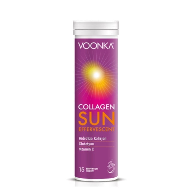 Voonka Collagen Sun Effervescent 15 Efervesan TabletGüneş VitaminiVoonka1VT-18853Voonka Collagen Sun Effervescent 15 Efervesan Tablet