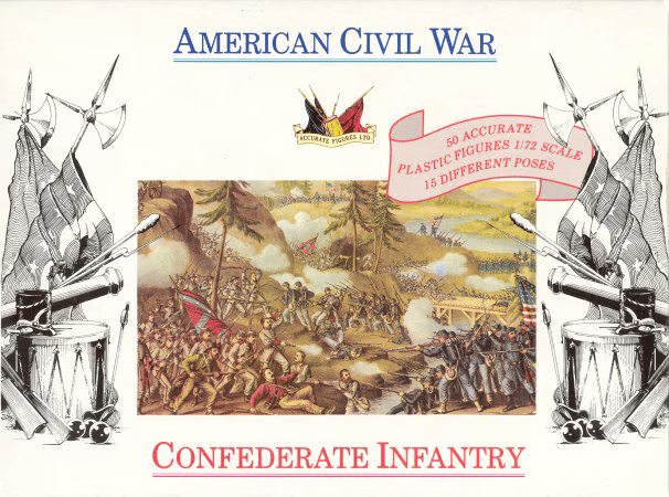 7203 1/72 Ölçek, Civil War - Confederate Infantry