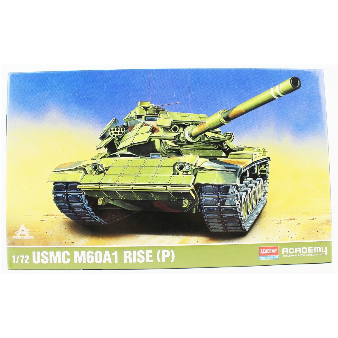 Academy 13425 1/72 USMC M60A1 RISE (P) Tankı, Plastik Model Kiti
