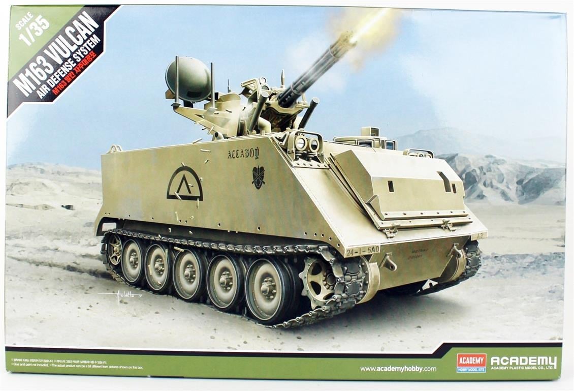 Academy 13507 1/35 Ölçek, Amerikan M163 VULCAN Tankı, Plastik Model Kiti