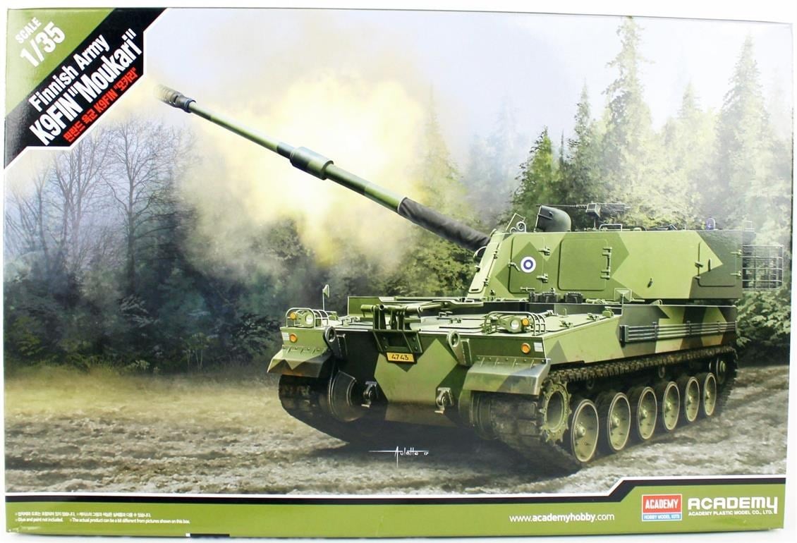 Academy 13519 1/35 Ölçek, K9FIN Moukari Finlandiya Ordusu Tankı, Plastik Model Kiti